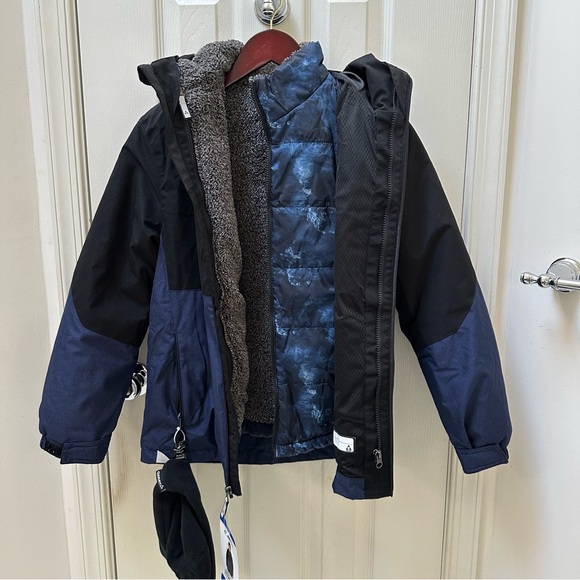 NWT Gerry Boys Systems Black and Navy Jacket size Large - Picture 4 of 15